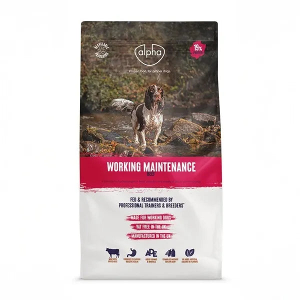 Alpha Working & Maintenance Dry Dog Food