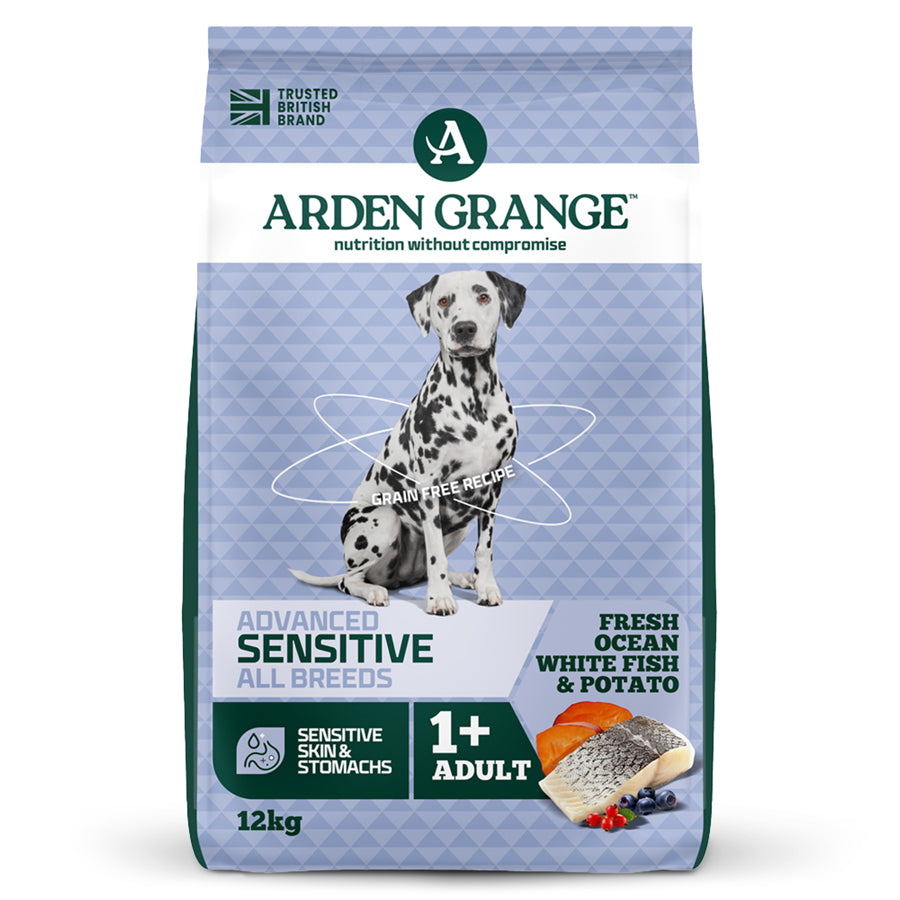 Arden Grange Sensitive Ocean White Fish & Potato Dry Dog Food