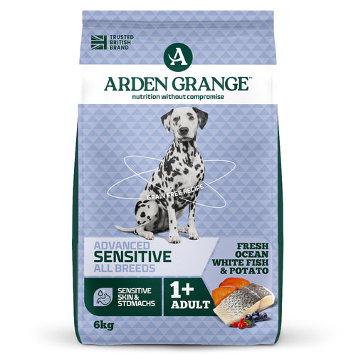 Arden Grange Sensitive Ocean White Fish & Potato Dry Dog Food