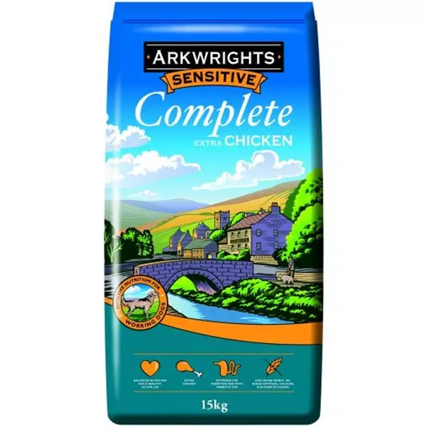 Arkwrights Sensitive Complete Extra Chicken Dry Dog Food