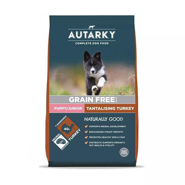 Autarky Puppy/Junior Grain Free Turkey Dry Dog Food