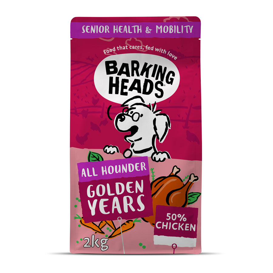 Barking Heads All Hound Golden Years Chicken Dry Dog Food