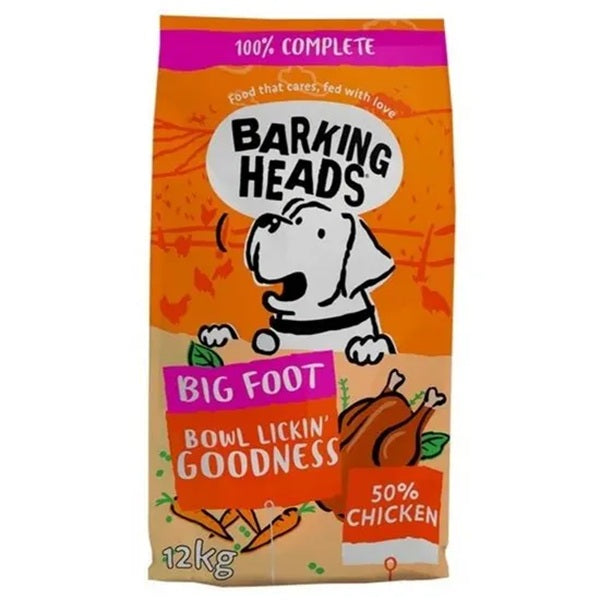 Barking Heads Big Foot Bowl Lickin' Goodness Chicken Dry Dog Food