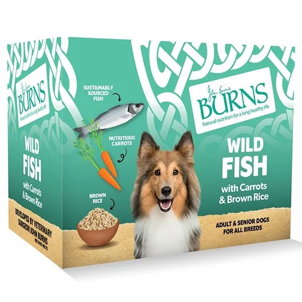Burns Wild Fish with Carrots & Brown Rice