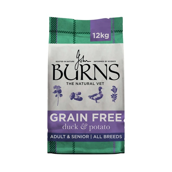 Burns Grain Free Adult Duck & Potato Dry Dog Food