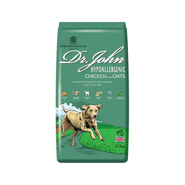 Dr. John Hypoallergenic Chicken & Oats Dry Dog Food