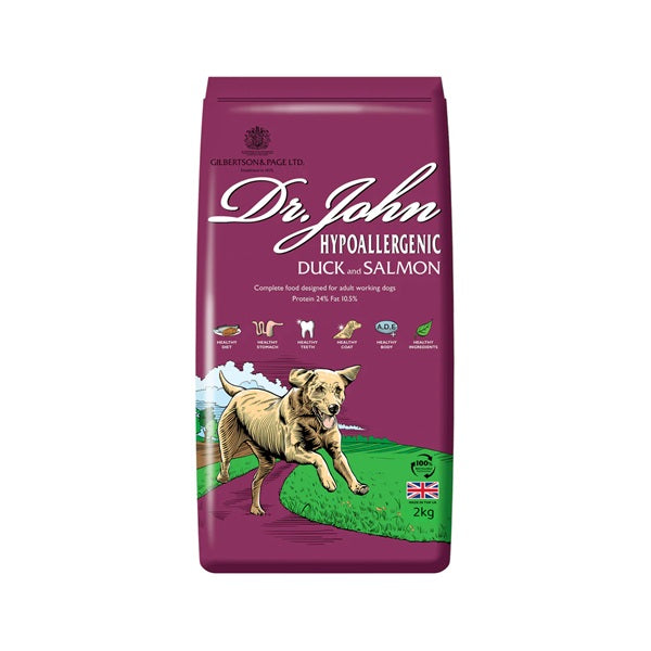 Dr. John Hypoallergenic Duck & Salmon Dry Dog Food