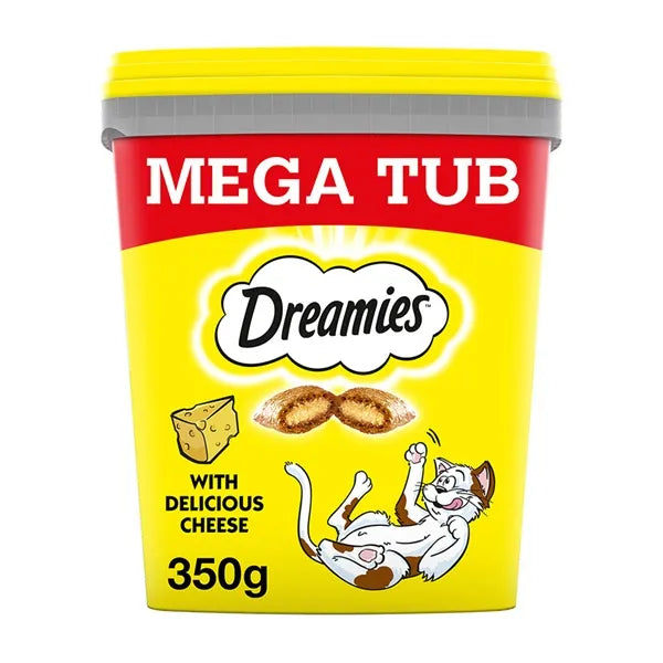 Dreamies Mega Tub Cat Treat Biscuits with Cheese