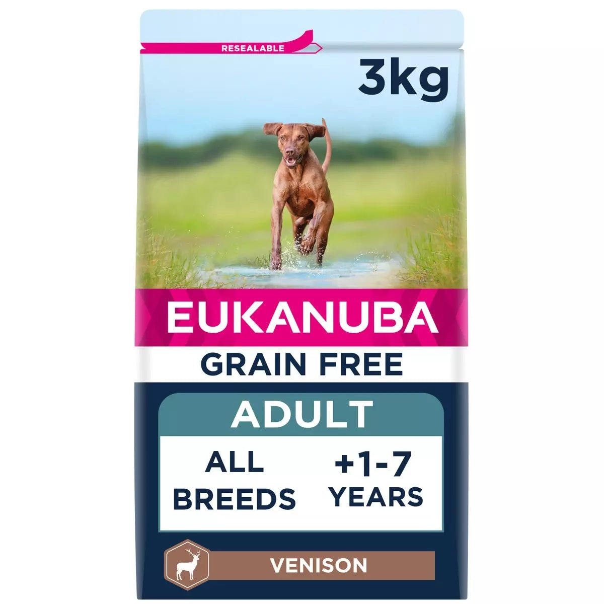 Eukanuba Adult Dog Grain Free Venison Dry Dog Food