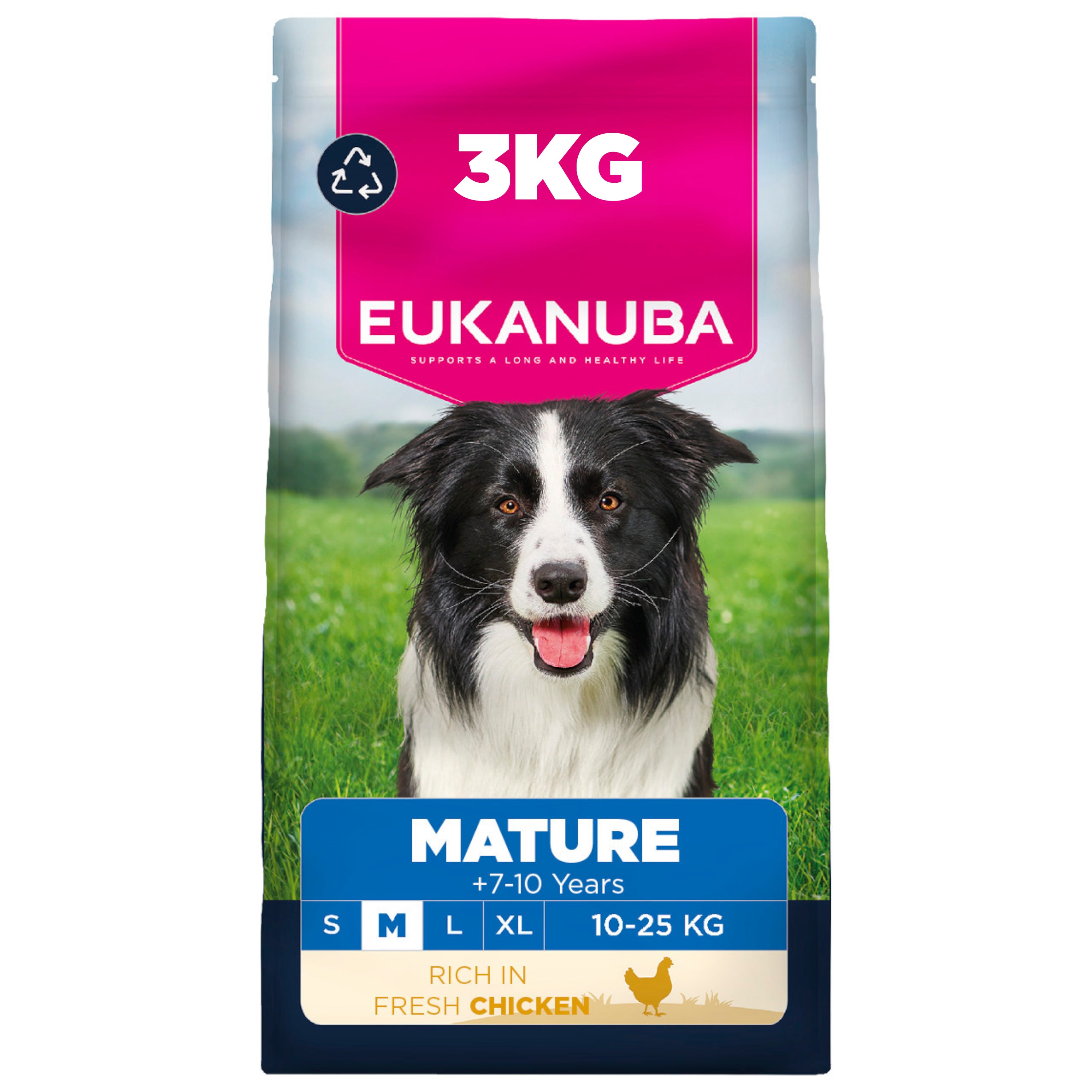 Eukanuba Mature Medium Breed Fresh Chicken Dry Dog Food