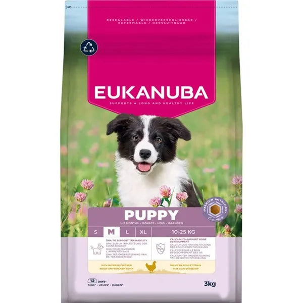 Eukanuba Puppy Medium Breed Fresh Chicken Dry Dog Food