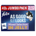 FELIX As Good As It Looks Kitten Mixed Selection in Jelly 40 x 85g