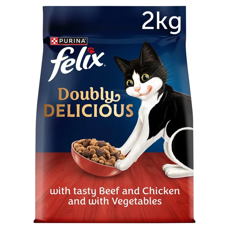 Felix Doubly Delicious Beef & Chicken with Vegetables