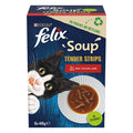 Felix Soup Tender Strips Farm Selection Adult Wet Cat Food