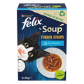 Felix Soup Tender Strips Fish Selection Adult Wet Cat Food