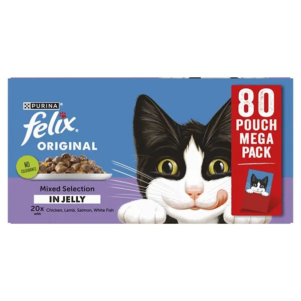 Felix Original Mixed Selection in Jelly Adult Wet Cat Food