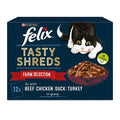 Felix Tasty Shreds Farm Selection in Gravy Adult Wet Cat Food