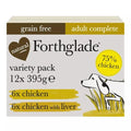 Forthglade Chicken & Chicken with Liver Variety Pack