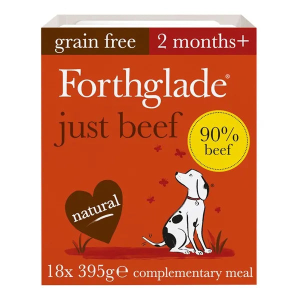 Forthglade Just Beef Natural Wet Dog Food