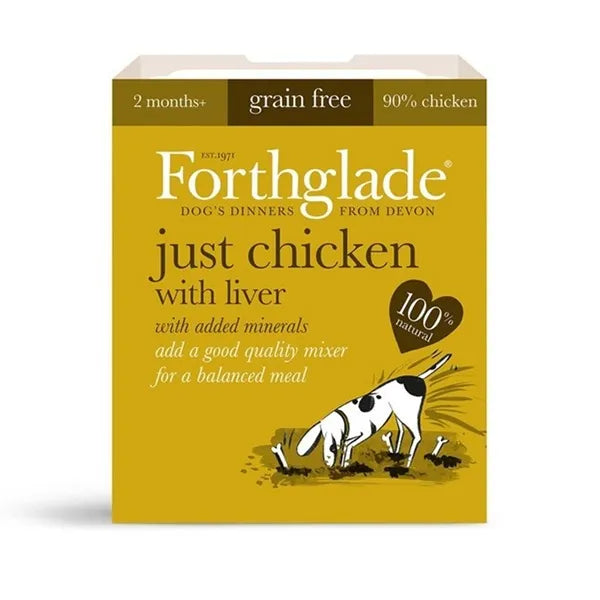 Forthglade Just Chicken with Liver Natural Wet Dog Food