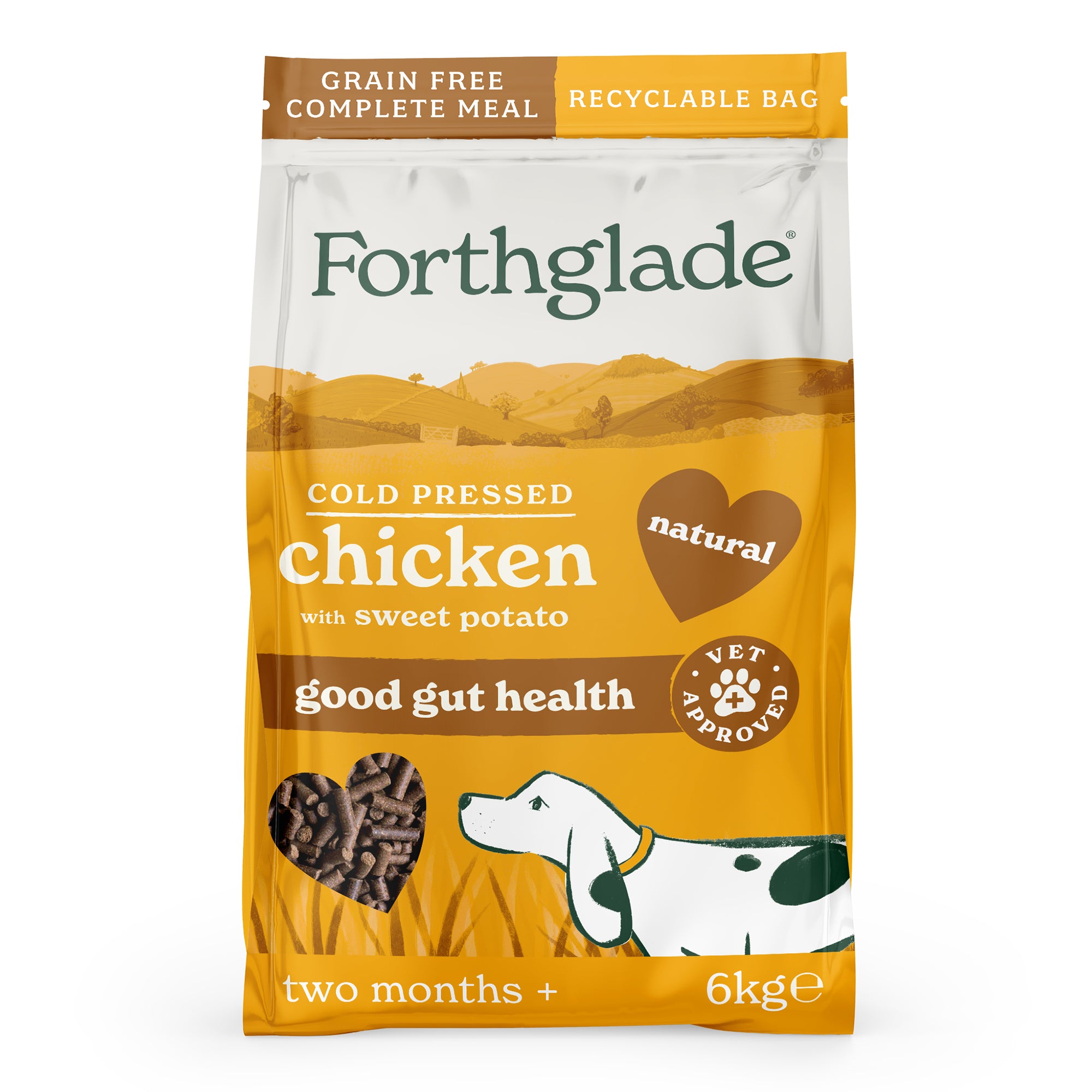 Forthglade Cold Pressed Grain Free Chicken Dry Dog Food