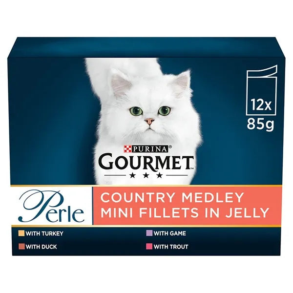 Gourmet Perle Country Medley in Jelly Adult Wet Cat Food