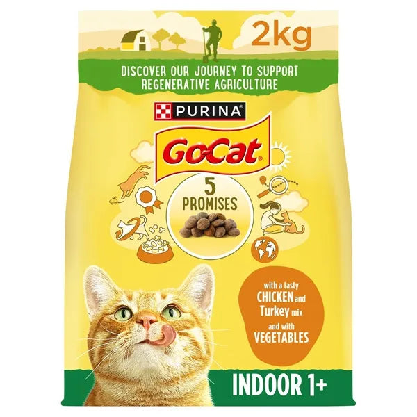 Go-Cat Indoor Adult Chicken & Veg Dry Cat Food