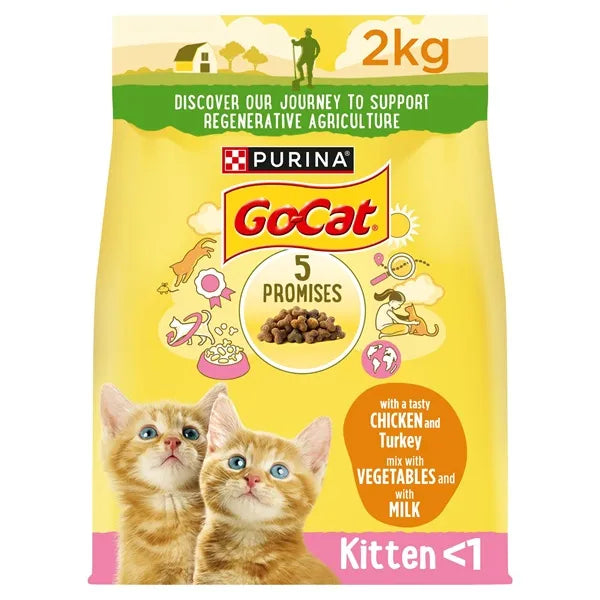 Go-Cat Kitten Chicken, Milk & Veg Dry Cat Food