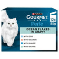 Gourmet Perle Ocean Flakes in Gravy Adult Wet Cat Food