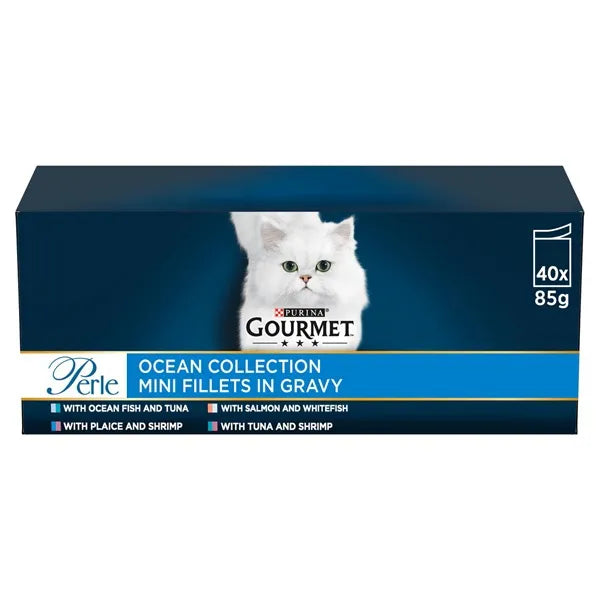 Gourmet Perle Ocean Collection in Gravy Adult Wet Cat Food