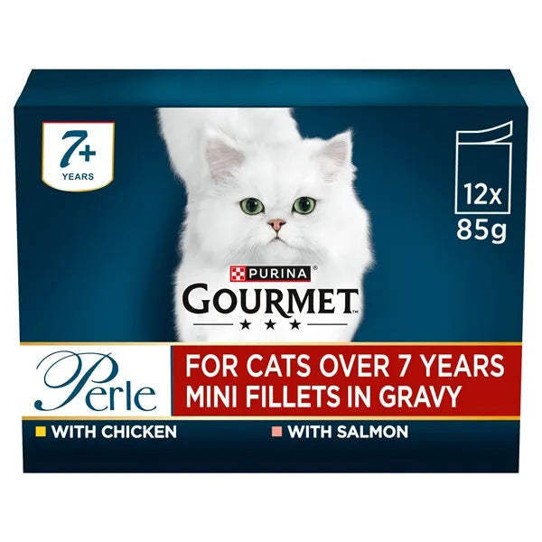 Gourmet Perle Senior 7+ Chef's Collection in Gravy Wet Cat Food