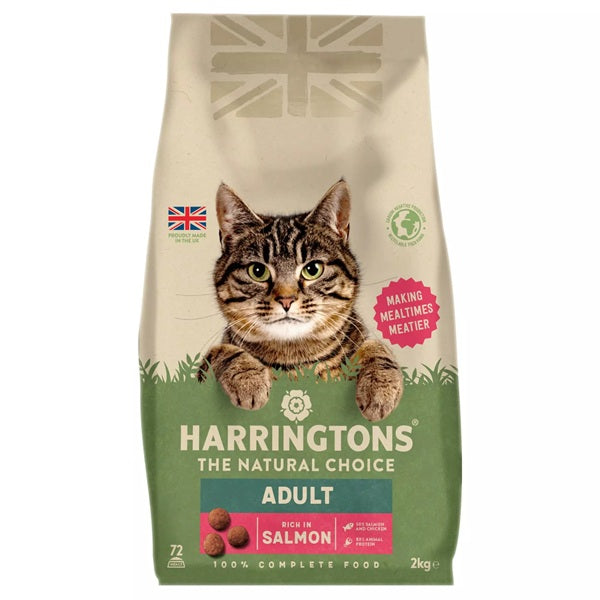 Harringtons Adult Cat Salmon Dry Food 2kg
