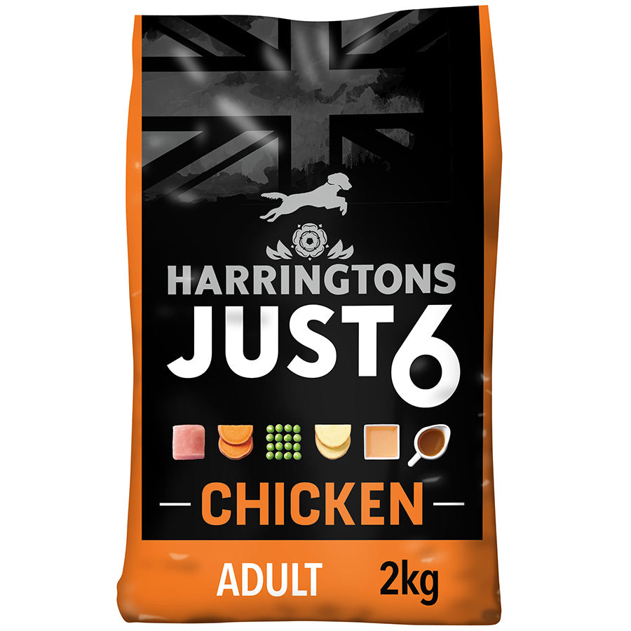 Harringtons Just 6 Complete Adult Chicken & Potato Dry Dog Food