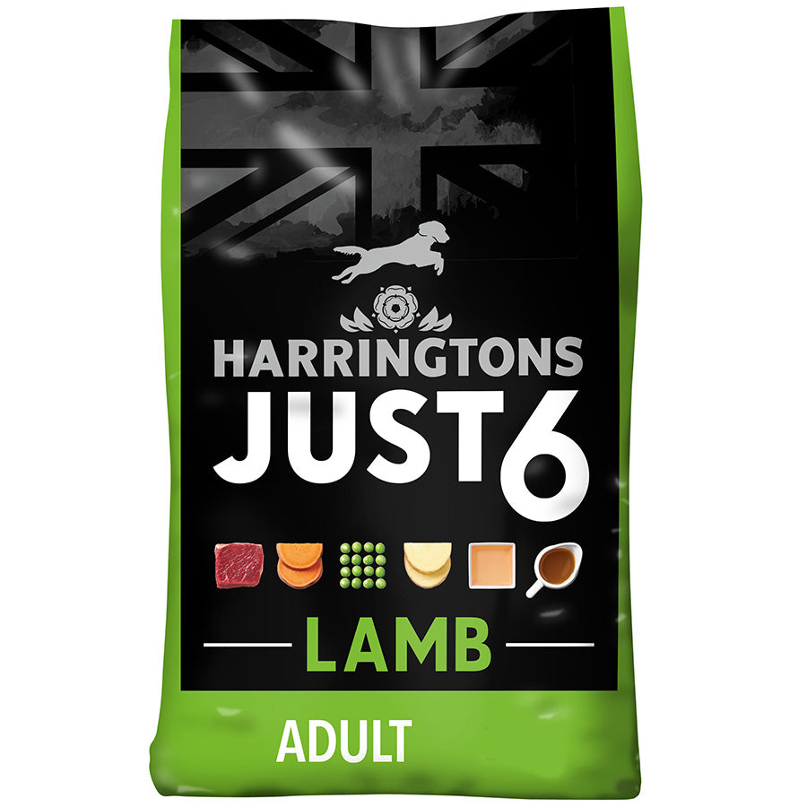 Harringtons Just 6 Complete Adult Lamb & Potato Dry Dog Food