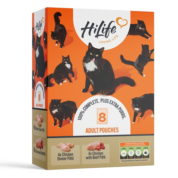 HiLife Cat Chicken Pâté Recipes Pouch Wet Cat Food