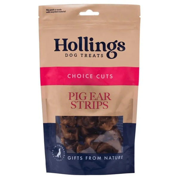 Hollings Pig Ear Strips Dog Treats