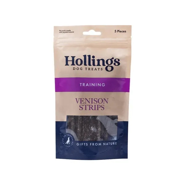 Hollings Venison Strips Dog Treats