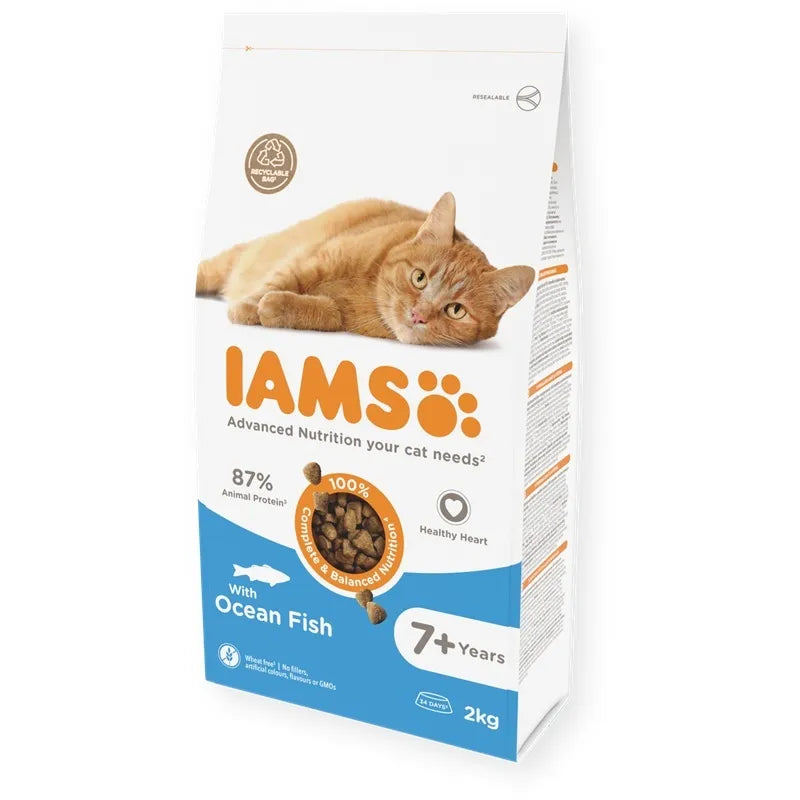 IAMS Senior Cat Ocean Fish Dry Cat Food