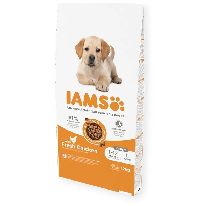 IAMS Large Breed Puppy Food with Fresh Chicken Dry Dog Food