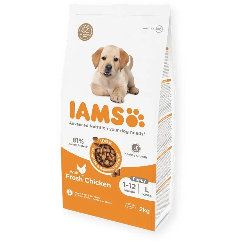 IAMS Large Breed Puppy Food with Fresh Chicken Dry Dog Food