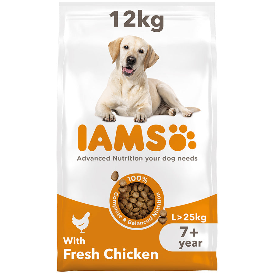 IAMS Senior Large Breed with Fresh Chicken Dry Dog Food