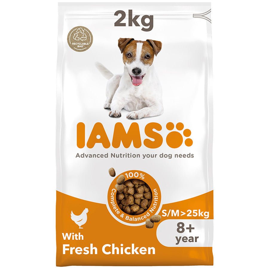 IAMS Senior Small & Medium Breed with Fresh Chicken Dry Dog Food