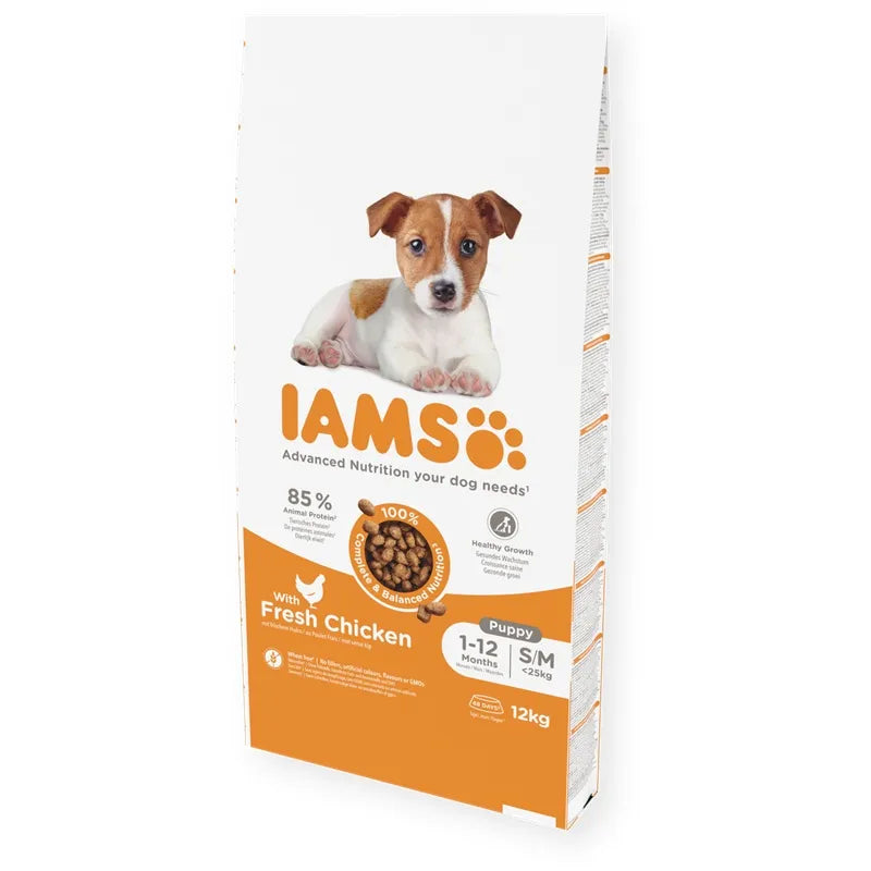 IAMS Small & Medium Breed Puppy Food with Fresh Chicken Dry Dog Food