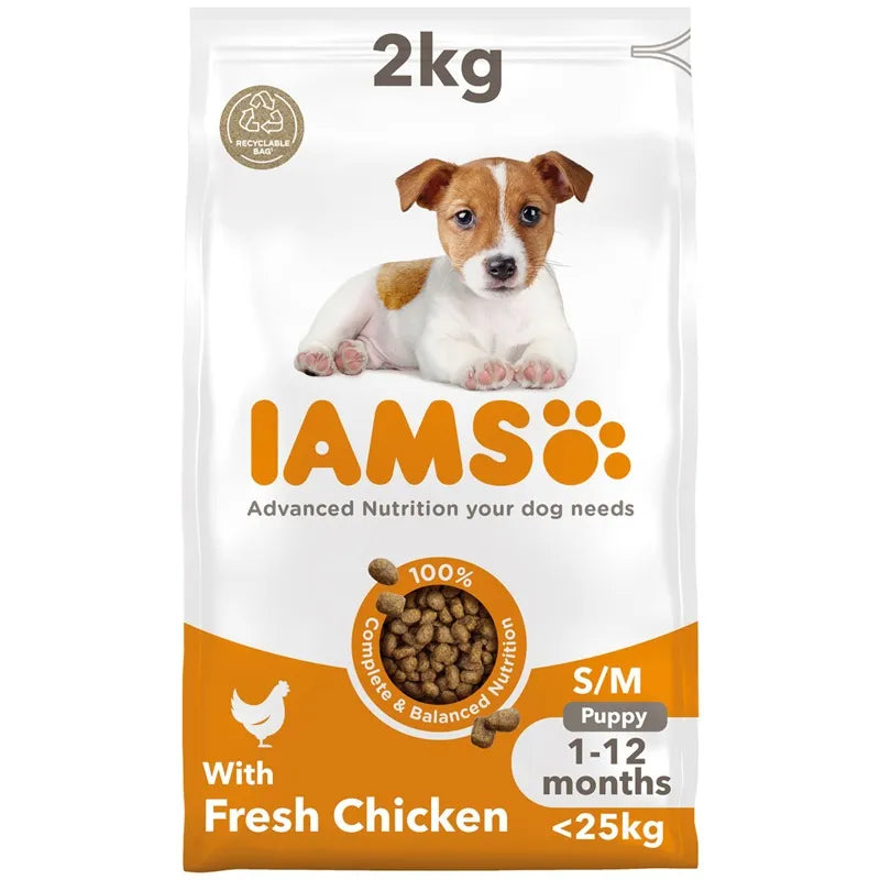 IAMS Small & Medium Breed Puppy Food with Fresh Chicken Dry Dog Food