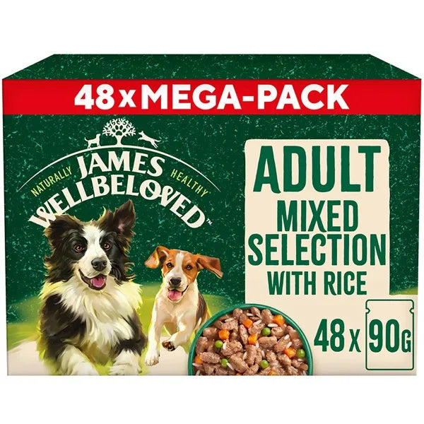 James Wellbeloved Grain Free Adult Mixed Pack in Gravy