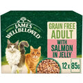 James Wellbeloved Grain Free Adult Cat Salmon in Jelly Wet Cat Food