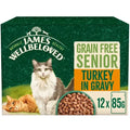 James Wellbeloved Senior Cat Grain Free Turkey in Gravy Wet Cat Food