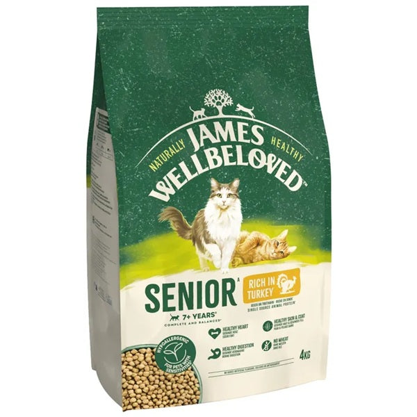 James Wellbeloved Senior Cat with Turkey Dry Cat Food