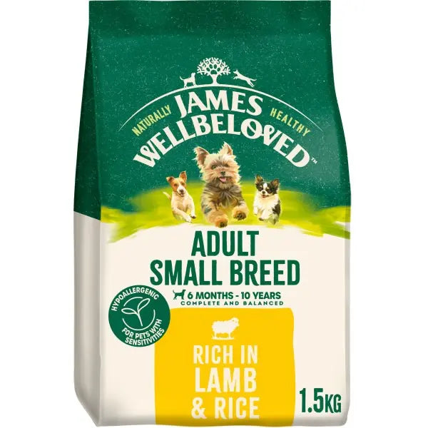 James Wellbeloved Small Breed Adult Lamb & Rice Dry Dog Food