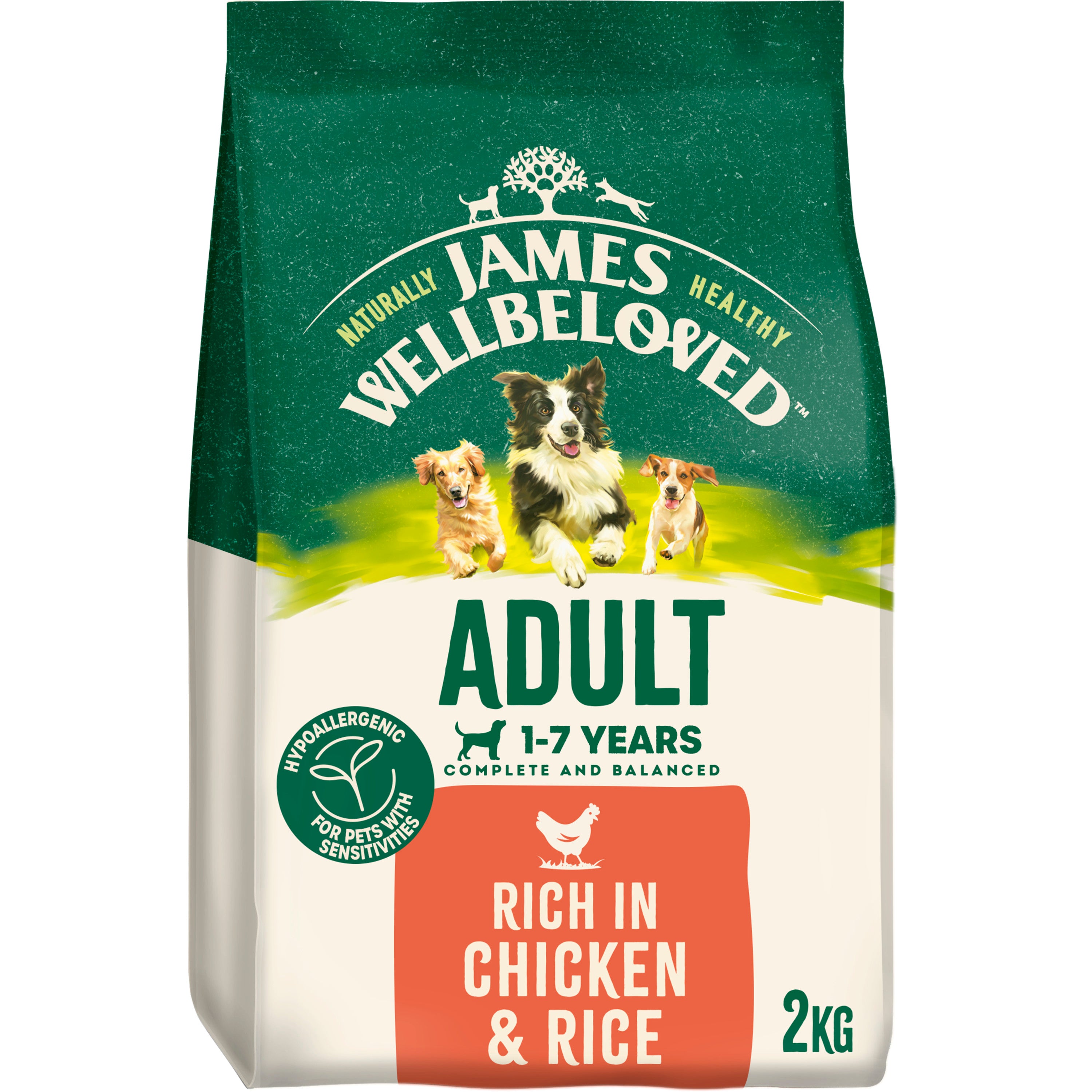 James Wellbeloved Adult Chicken & Rice Dry Dog Food